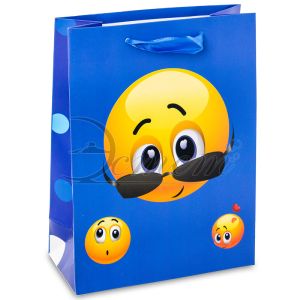 Пакет подарочный 30581-2 «Смайлики» S