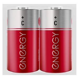 Батарейка солевая Energy R14/2S (С), 2 шт