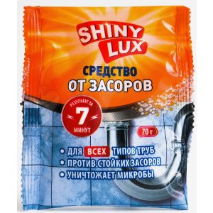 Чистящее средство для устранения засоров ShinyLux, в гранулах, 70 г