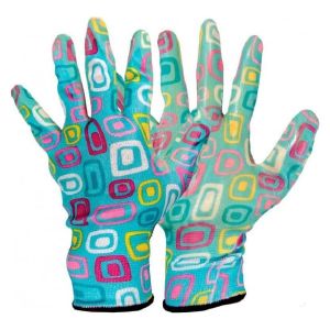 Перчатки садовые Park, с нитрилом, размер M, лимонные