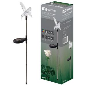 Светильник садовый на солнеч.батареи TDM СС-КОЛИБРИ меняет цвет Сталь SQ0330-0112