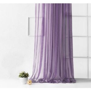 Штора портьерная Грик 300*270 см, цвет фиолетовый, 100% пэ