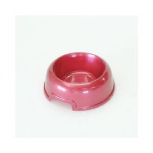 HOMEPET 200 мл миска для животных красный перламутр