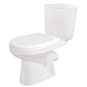 Унитаз-компакт «Анимо» 38х63х77см, диагональный выпуск (1-реж.арматура, полипропилен)