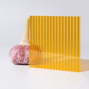 [Уценка] Поликарбонат сотовый 4 мм 2,1х12 м Оранжевый