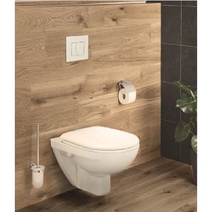 КОМПЛЕКТ «ЭЛЕГАНС» (ПОДВЕС.УНИТАЗ С СИДЕНИЕМ ПОЛИПРОПИЛЕН, ПАНЕЛЬ, БЕЛАЯ) (ROSA)