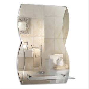 Зеркало Mixline Домино 395x600 мм с полкой
