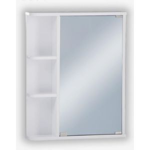 Шкаф-зеркало Стандарт-55 правый 70 см х 55 см х 12 см