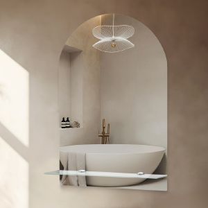 Зеркало «Арка» с полкой 390х590мм