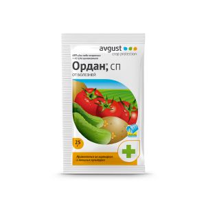Средство защиты от болезней Ордан AVGUST, 25 гр