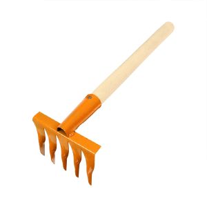 Грабли 5 зубые витые  с черенком  41см 710551