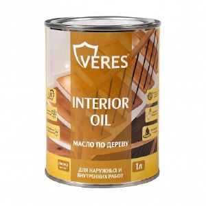 Масло для дерева Veres Interior Oil 1 л Бесцветное VR-022