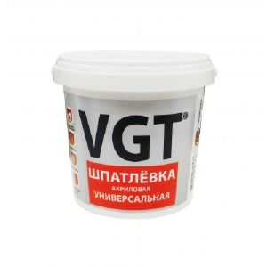 Шпатлевка универсальная для наружных и внутренних работ VGT, акриловая, 3,6 кг