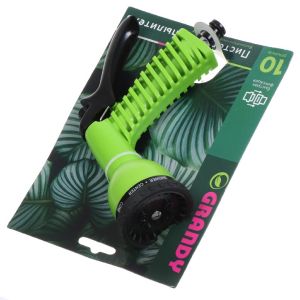 Пистолет для полива 10 режимов, быстросъемный, Grandy, JS-9322