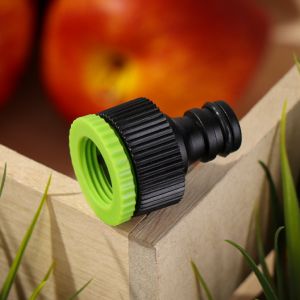 Штуцер на кран 1/2«-3/4», быстросъемный, наружная резьба, с переходником, Grandy, JS-320