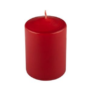 Свеча Deco 60*85 мм бордо