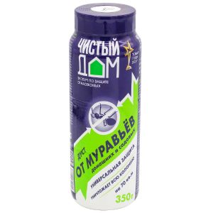 Средство от муравьев Чистый дом дуст 350 г 02-641 (пластиковая туба)