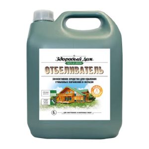 Отбеливатель ЗДОРОВЫЙ ДОМ деревозащитное средство 5л Л-С