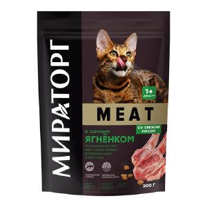 Сухой корм для кошек Мираторг Meat Сочный ягненок 300 гр