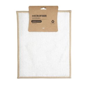 Салфетка д/уборки 30*30 см бамбуковая 520 г/м2, цвет белый HRS-005 white