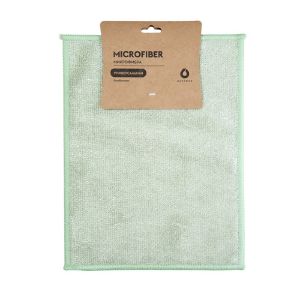 Салфетка д/уборки 30*30 см бамбуковая 520 г/м2, цвет зеленый HRS-005 green