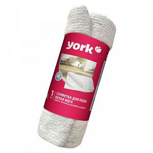 Салфетка для пола хлопковая белая в рулоне МЕГА YORK 260г/м2 (80х100 см) 022300