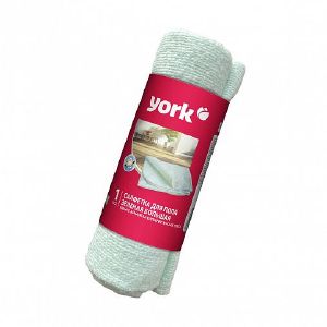 Салфетка для пола хлопковая зеленая в рулоне YORK 220г/м2 (60х75 см) 022270
