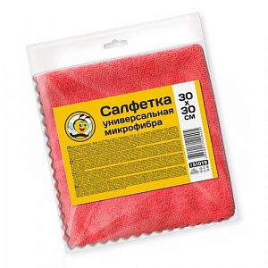Салфетка универсальная «Жу-Жу. За порядком я слежу», микрофибра, 30*30 см 51019