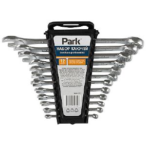 Набор комбинированных ключей Park 12 шт CrV