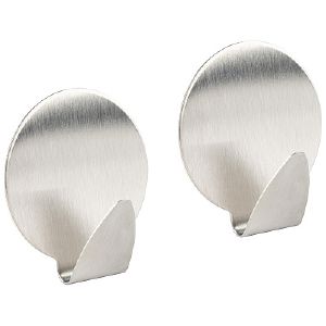 Набор крючков на самоклеящейся основе «Круг», 2 шт (нерж)