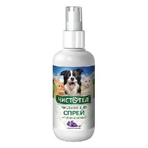 Спрей от клещей и блох Чистотел Био  для кошек и мелких собак, лаванда 100 мл