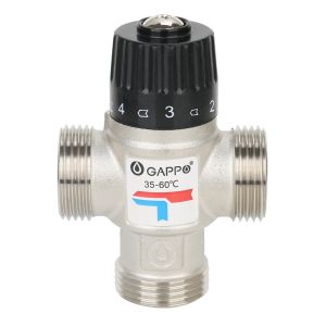 Термостатический смесительный клапан НР 1 ", 35‒60°С GAPPO