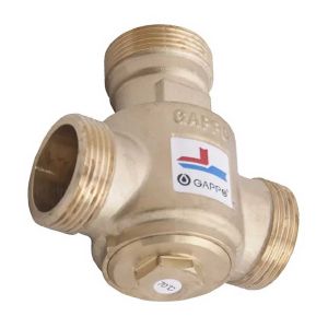 Термостатический смесительный клапан НР 1,1/4", 70°С GAPPO (для твердотопливных котлов)