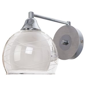 Настенный светильник 052J/1wCR+AL WT ЭкономСвет