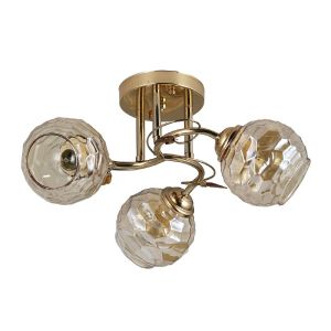 Люстра эконом 12190/3GD AMB ЭкономСвет