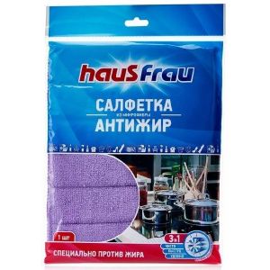 Салфетки из микрофибры HausFrau 17х23 см, антижир