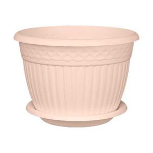 Кашпо Византия Пудра 3 л с поддоном d20, h14 КШ-4470