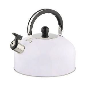 Чайник, Casual, объем 2,7 л, со свистком, из нержавеющей стали, окрашенный, цвет: светло-лиловый