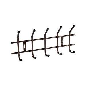 Вешалка настенная Рыжий кот Gancio, 5 крючков, 51 x 23 x 9 см, бронзовая