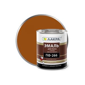 Эмаль ЛАКРА ПФ-266  3 кг Золото-Коричневая