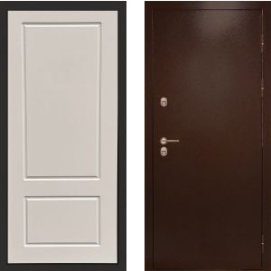Дверь металлическая Термо медь Марсель White 860х2050 правая