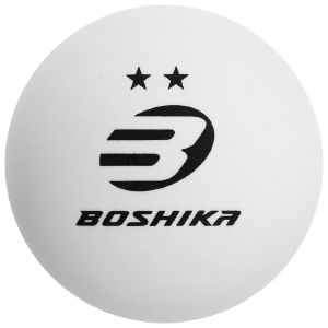 Мяч для настольного тенниса BOSHIKA Expert 3***, диаметр 40+ мм, цвет белый