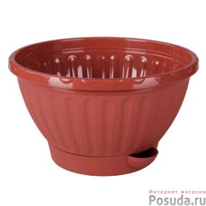 [М7428] Горшок цв, «Мадера» 1,5л (коричневый)
