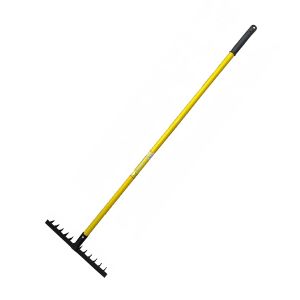 Грабли витые Усадьба-Люкс, с металлизированным черенком, 12 зубьев 130222