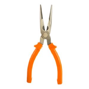 Длинногубцы Classic, 200 мм, прямые шлифованные, пластмассовые рукоятки// Sparta