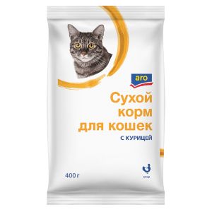 Сухой корм для кошек Aro Курица 400 гр