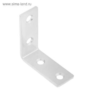 Уголок ТУНДРА krep, 40х40х16х1.8 мм, цинк, в упаковке 1 шт. 5294212