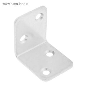 Уголок мебельный ТУНДРА krep, 32х32х2 мм, цинк, в упаковке 1 шт. 5294219