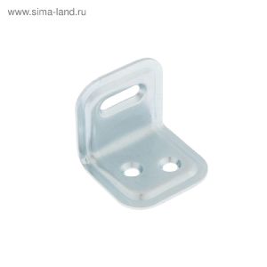 Уголок крепежный ТУНДРА krep, с корректирующим отверстием, оцинкованный, в упаковке 1 шт. 5296466