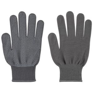 Перчатки садовые «Капелька» цвет серый